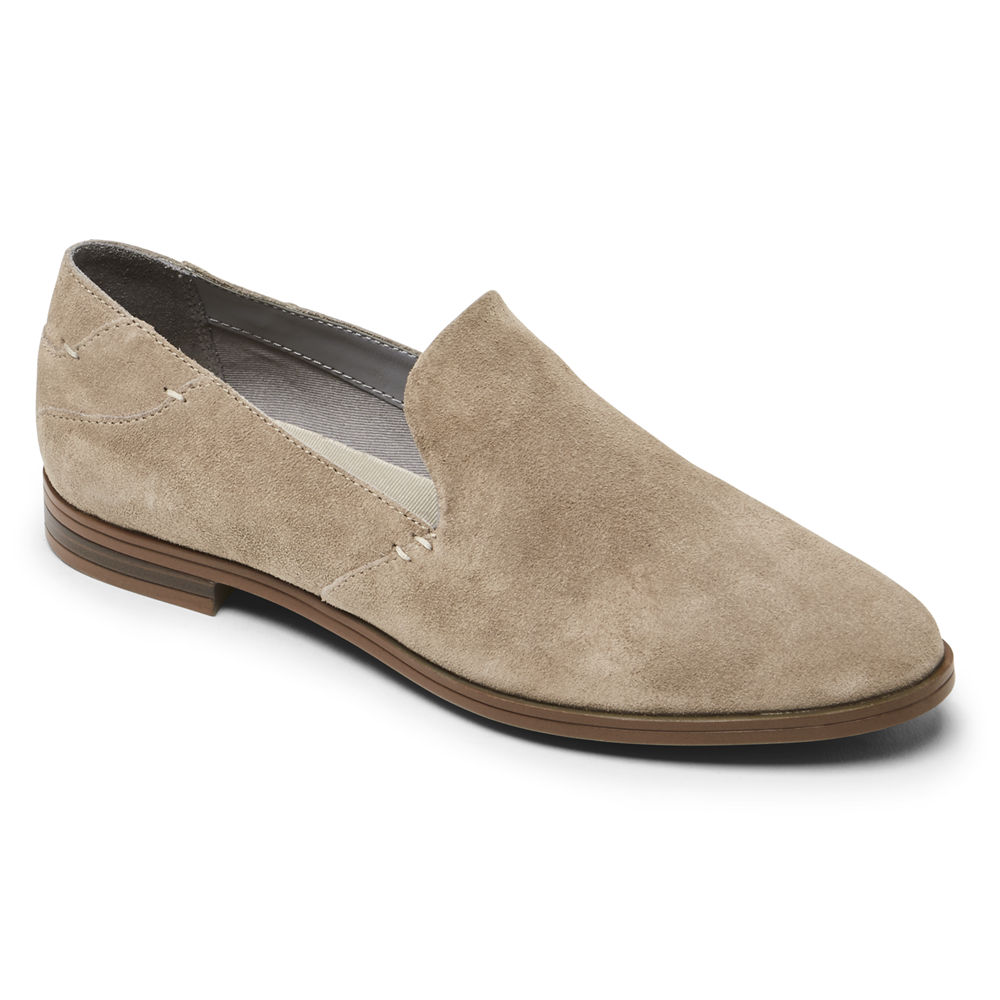 Mocassins Rockport Mulher Caqui - Perpetua - 83497THYS